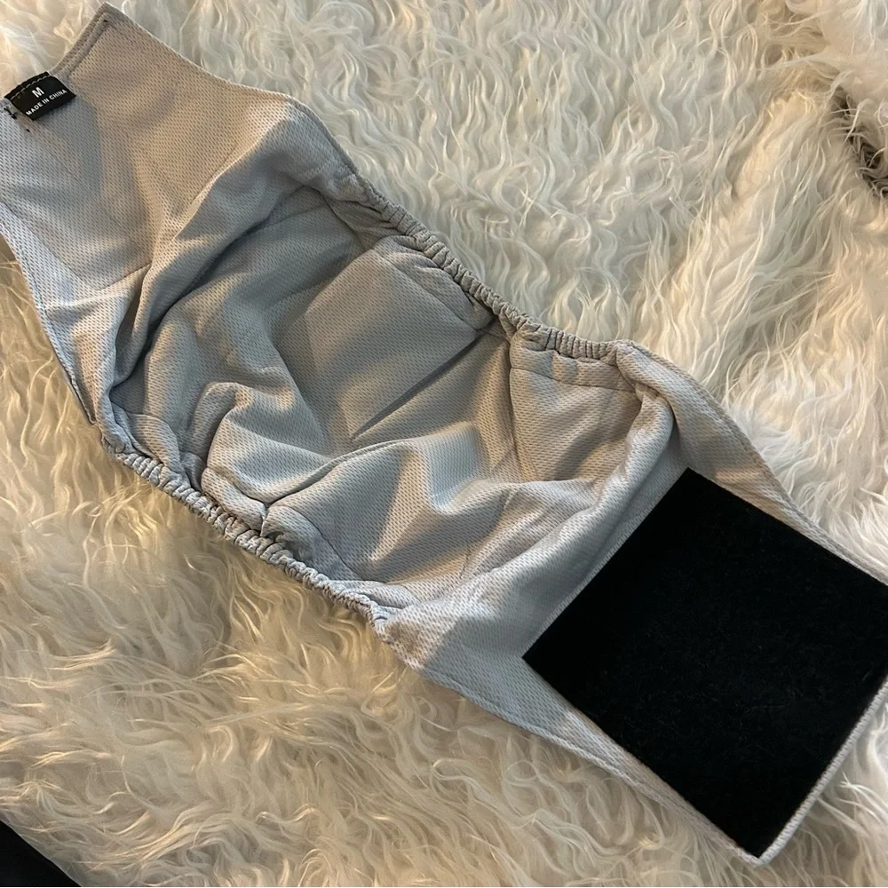 Gray Belly Band  for Male Dog Wrap Diaper New Without Packaging Size Medium